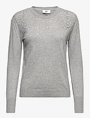 Noa Noa - ClaraNN Pullover - laveste priser - grey melange - 0