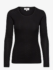 Noa Noa - SofiaNN T-Shirt Long Sleeve - pitkähihaiset t-paidat - black - 0