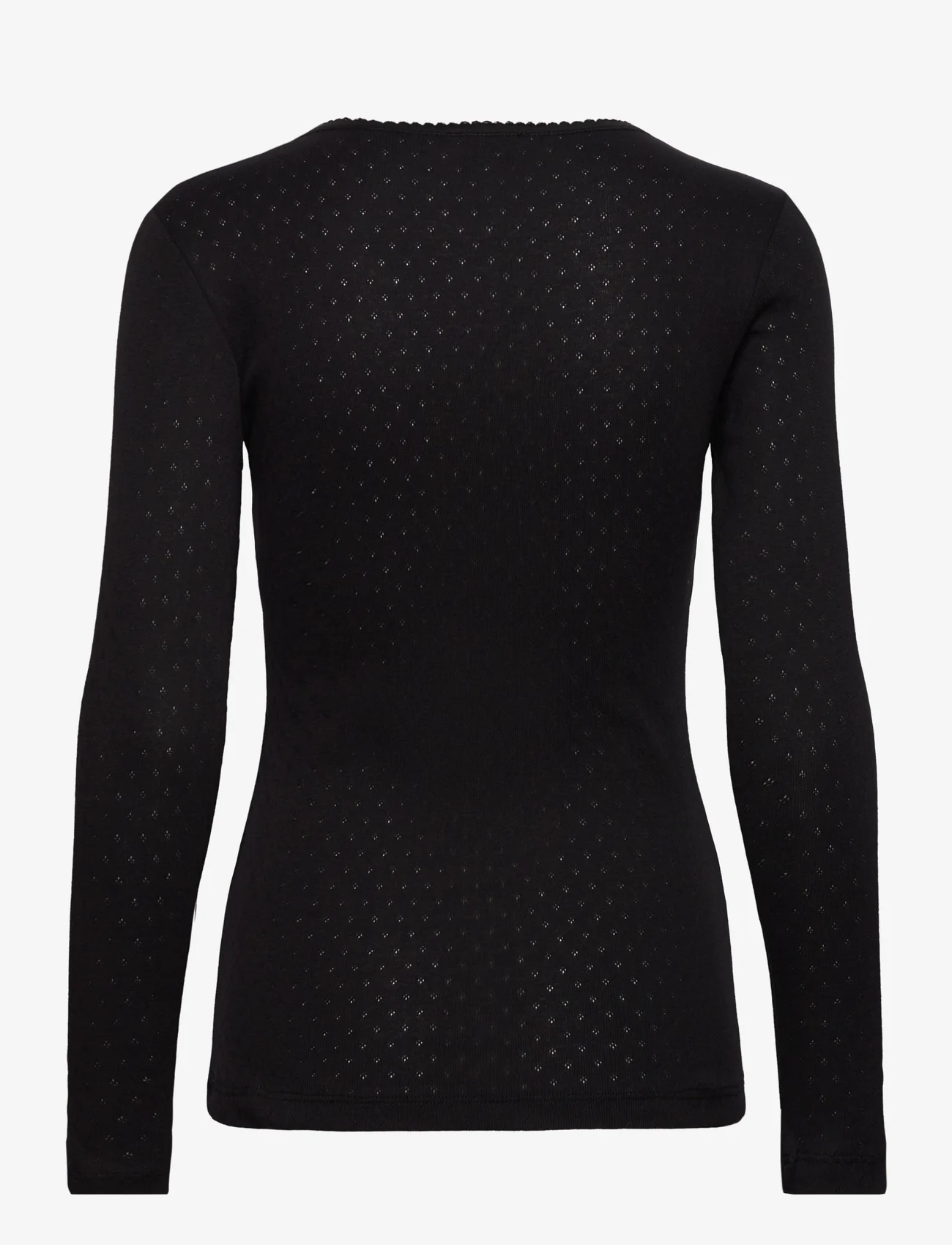 Noa Noa - SofiaNN T-Shirt Long Sleeve - t-shirts & topper - black - 1