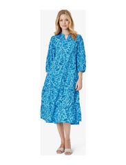 Noa Noa - AnnieNN Dress - sommarklänningar - print blue - 2