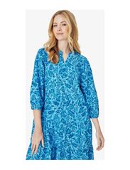 Noa Noa - AnnieNN Dress - midi jurken - print blue - 4