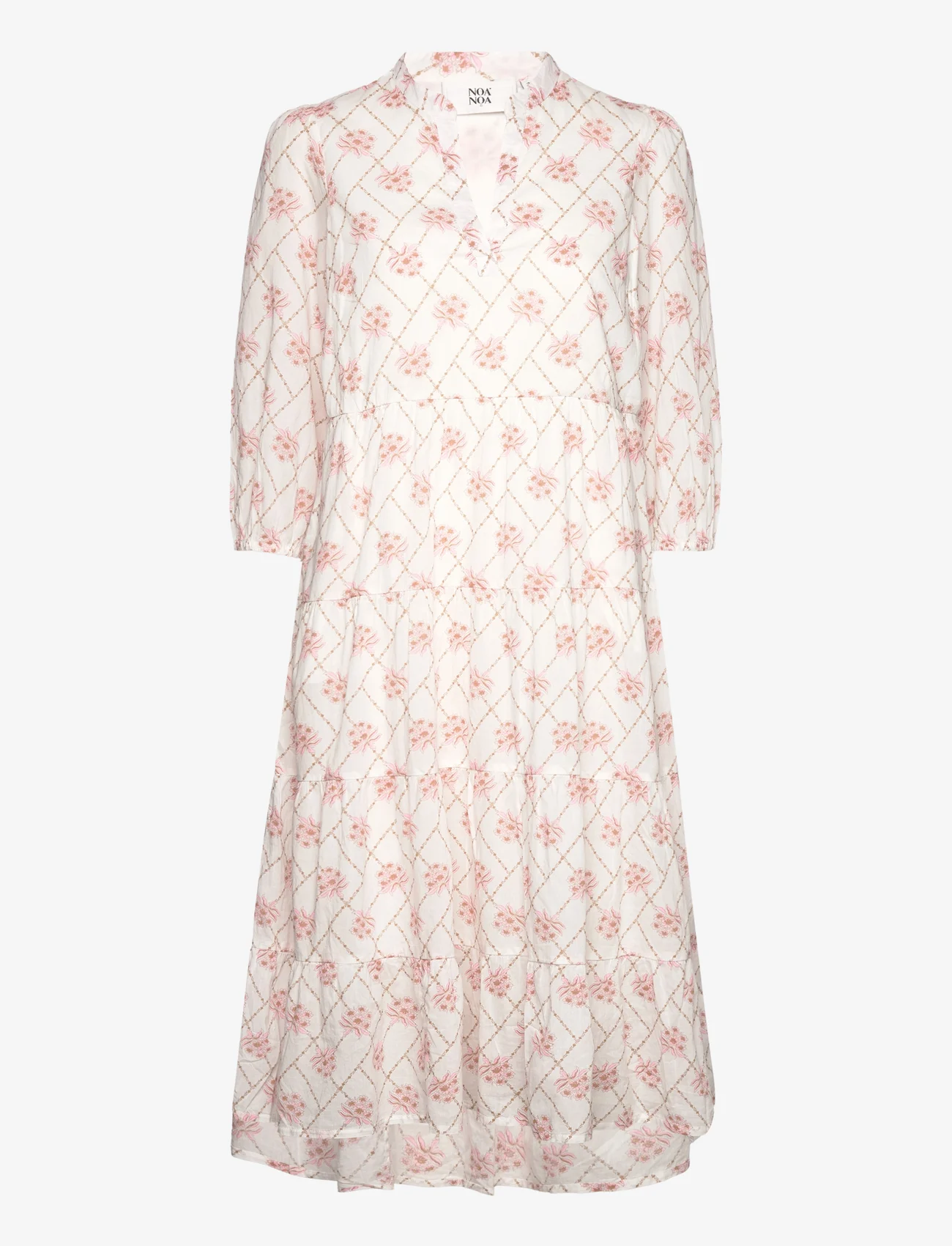Noa Noa - LottaNN Dress - sommerkjoler - print white - 0