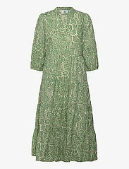 Noa Noa - AnnieNN Dress - skjortklänningar - print green - 1