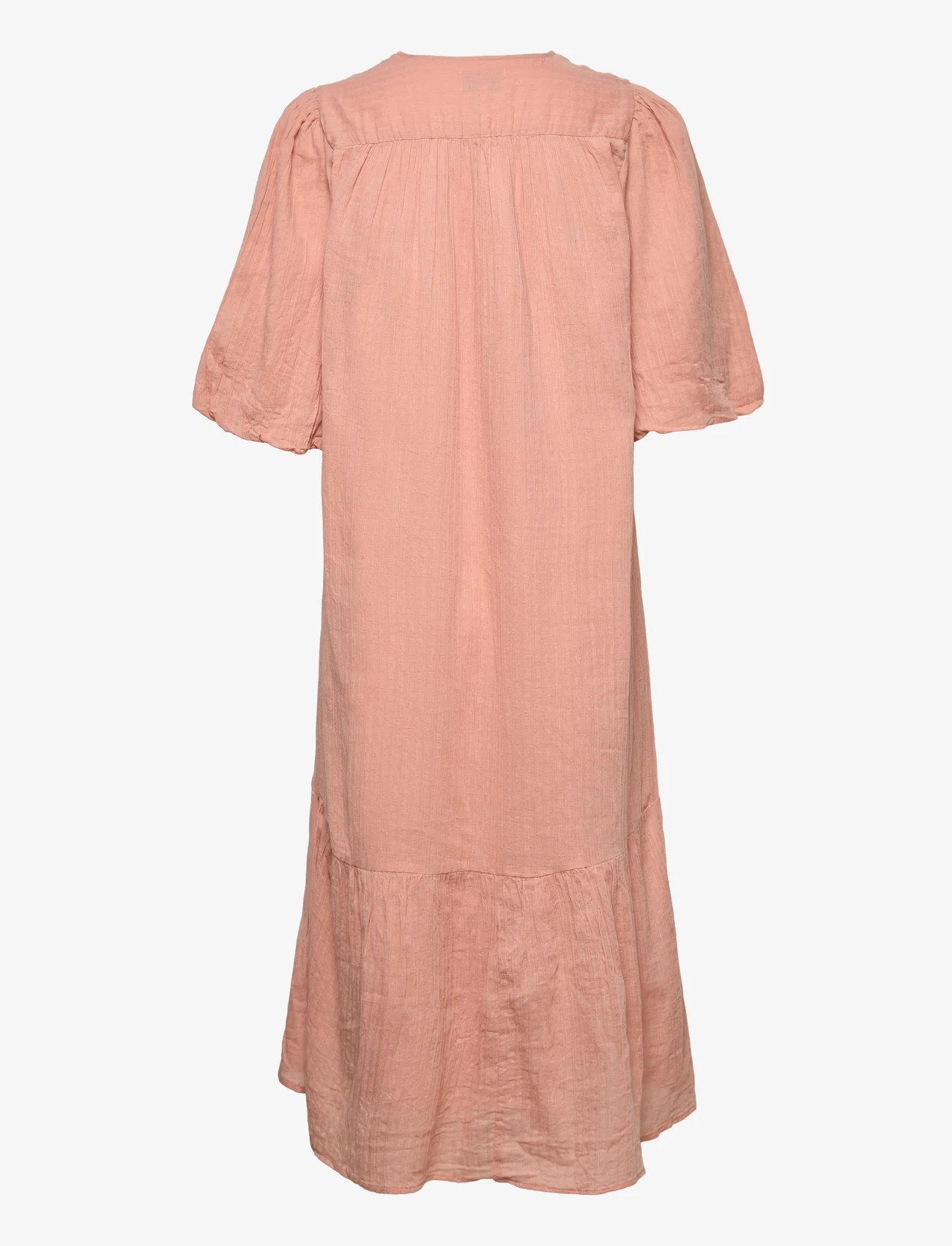 Noa Noa - Dress short sleeve - midikleider - cameo brown - 1