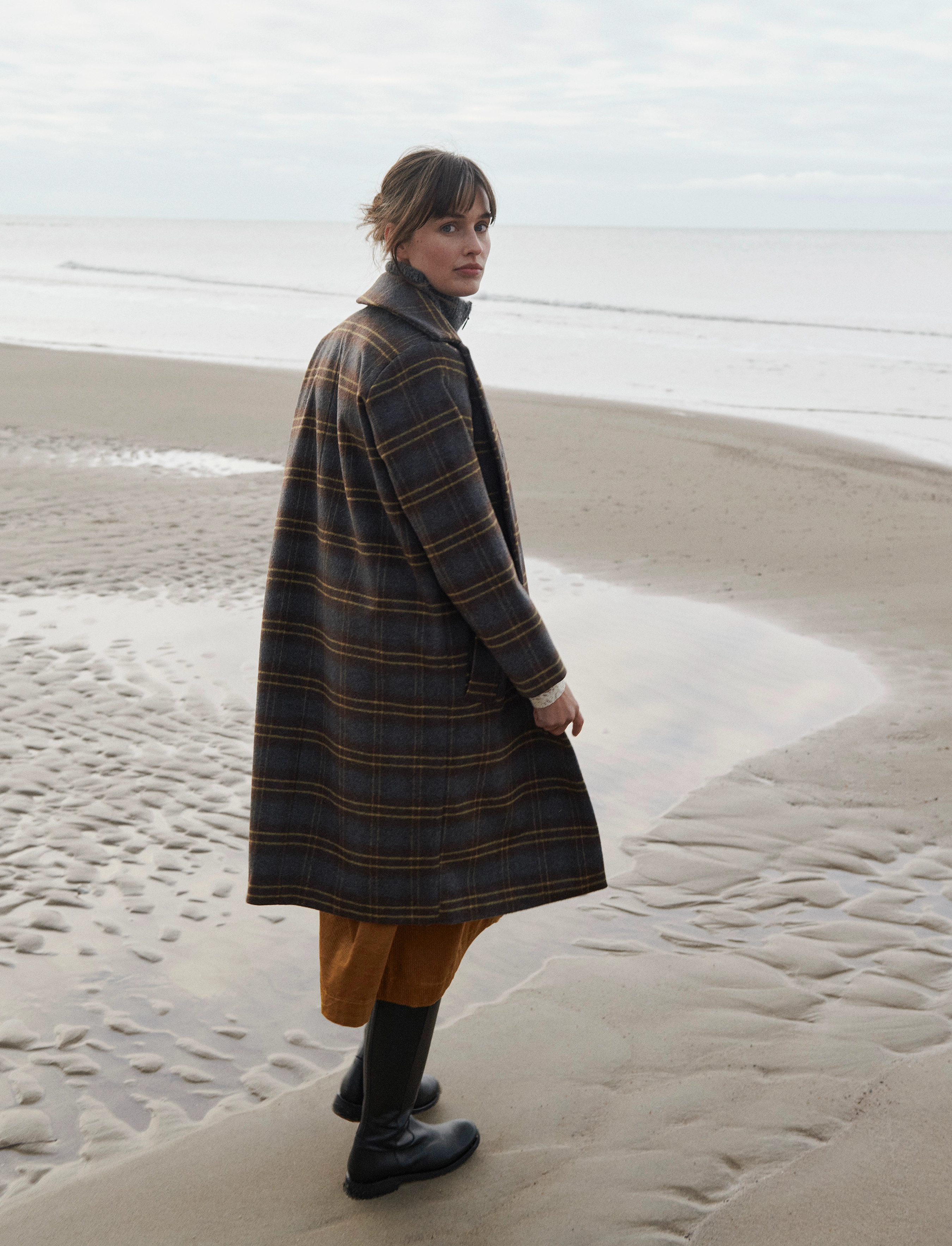 Noa Noa - Carrie Coat - art brown - 2