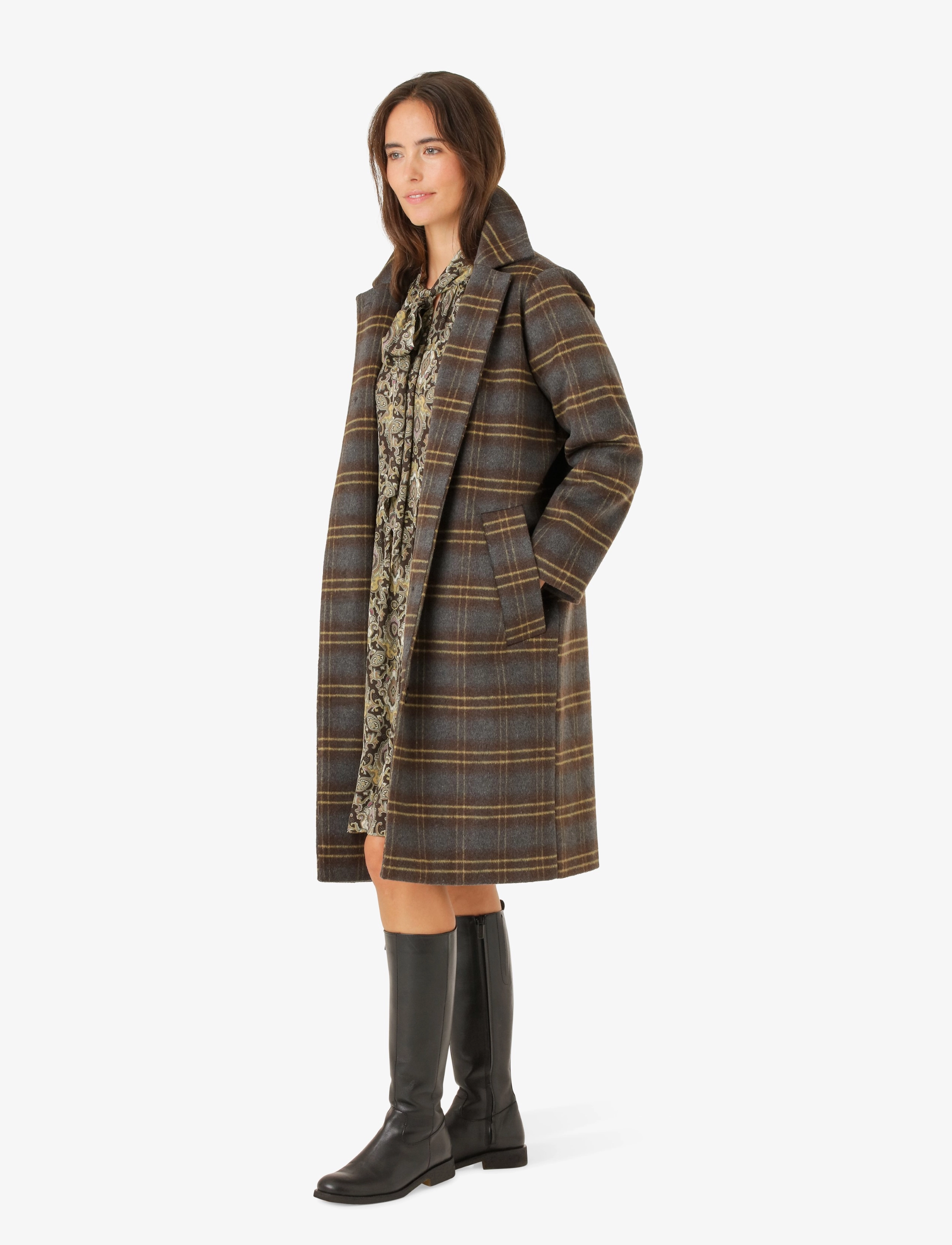 Noa Noa - Carrie Coat - art brown - 4