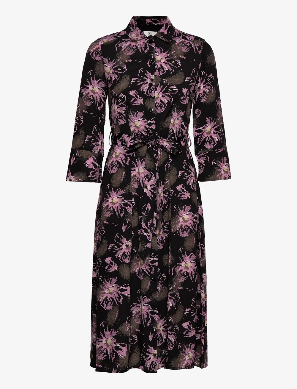 Noa Noa - LivaNN Dress - robes chemises - print black/purple - 1