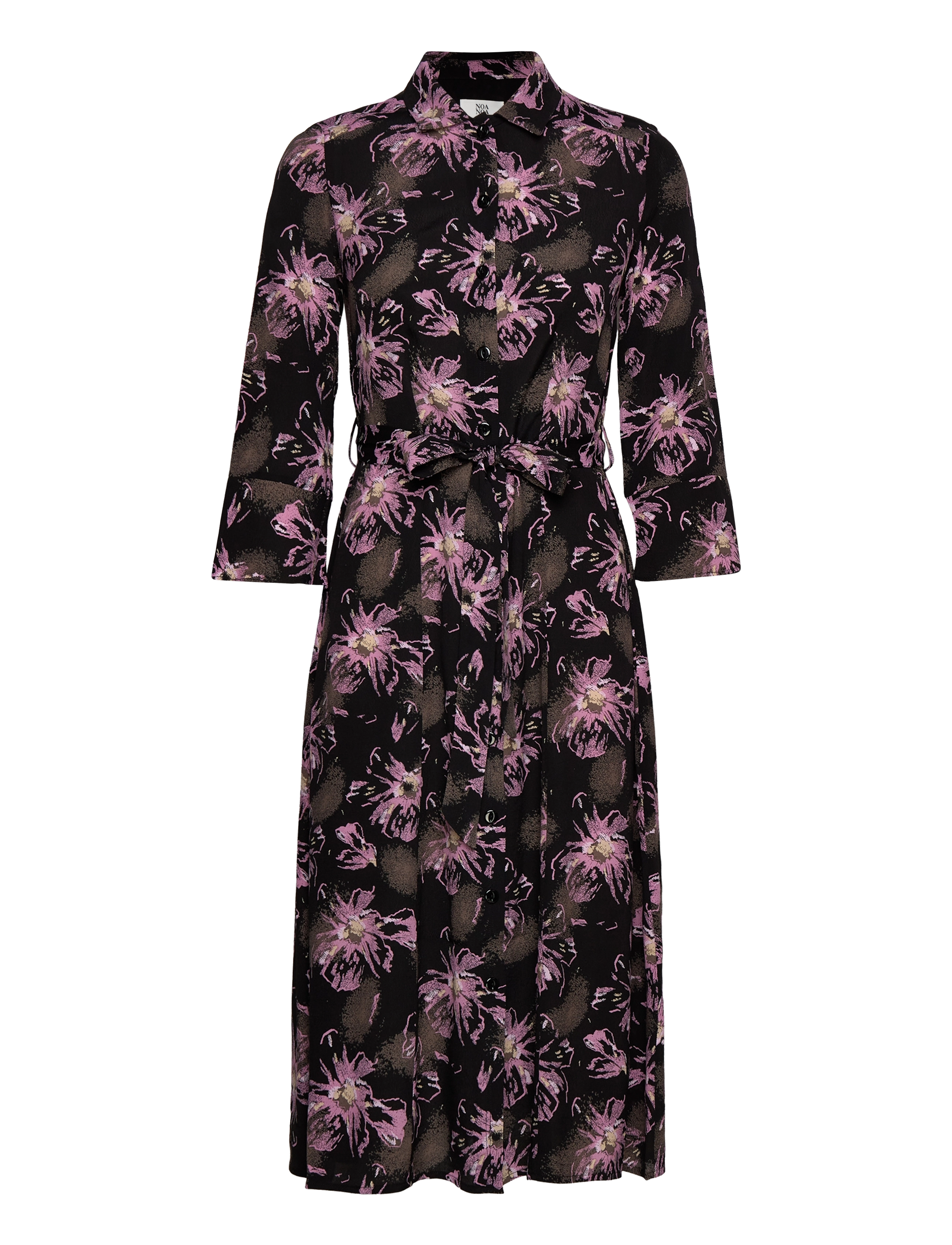 Noa Noa LivaNN Dress - Noa Noa - PRINT BLACK/PURPLE / black