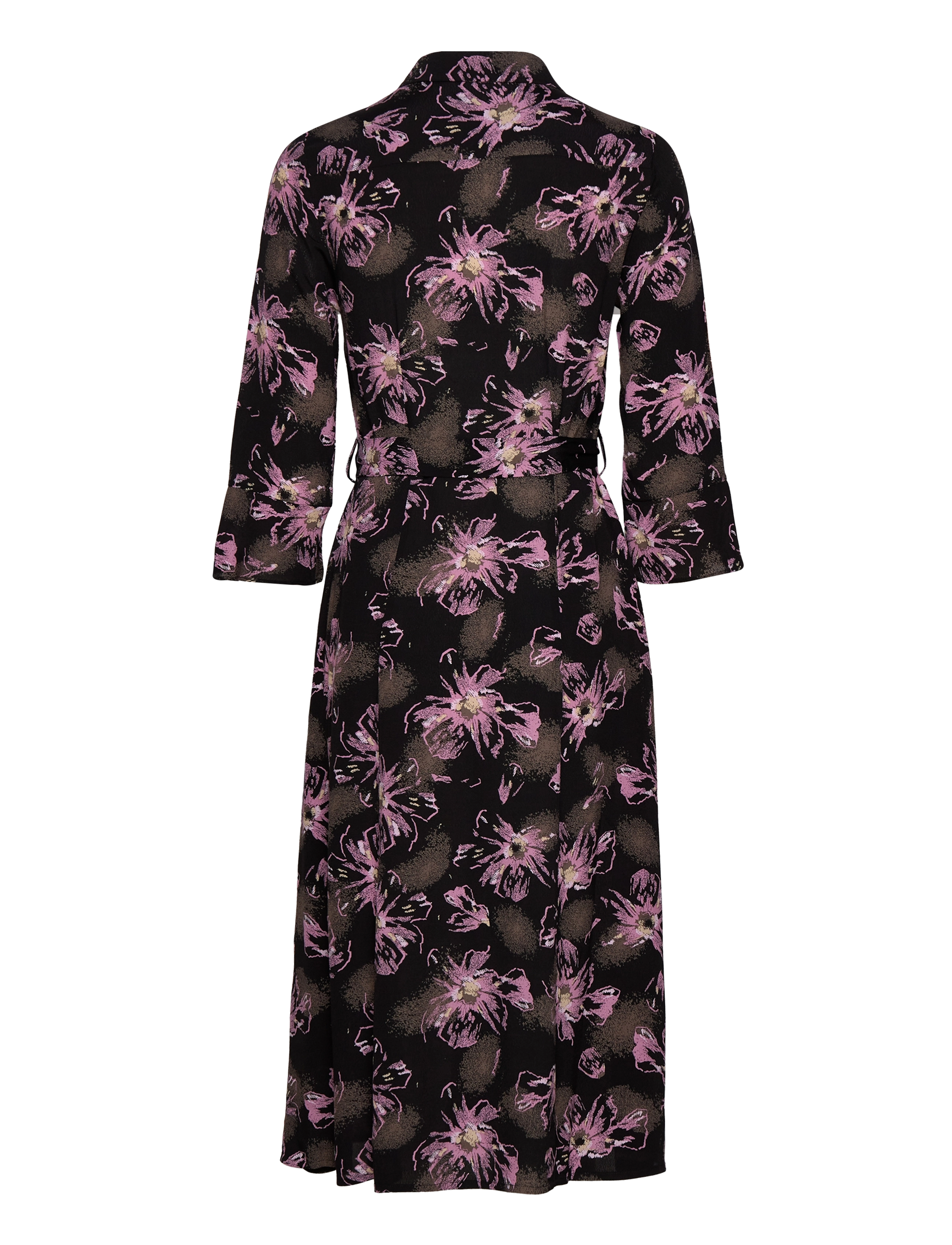 Noa Noa - LivaNN Dress - särkkleidid - print black/purple - 2