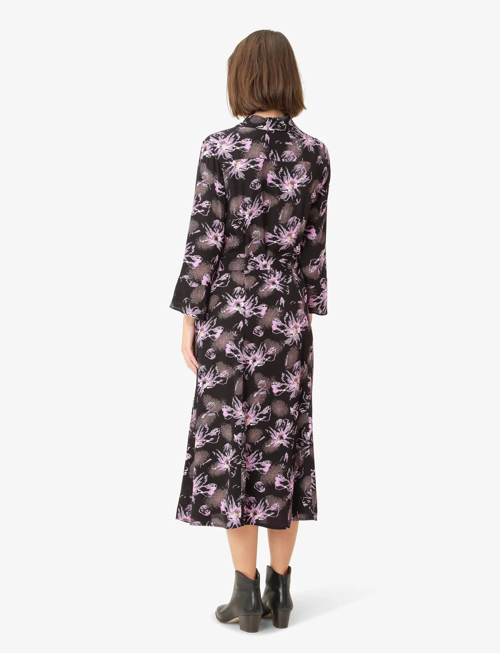 Noa Noa - LivaNN Dress - robes chemises - print black/purple - 3