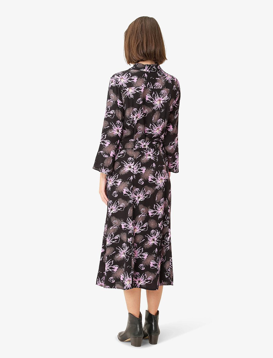 Noa Noa - LivaNN Dress - särkkleidid - print black/purple - 3