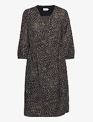 Noa Noa - CamilleNN Dress - wrap dresses - print beige/black - 0