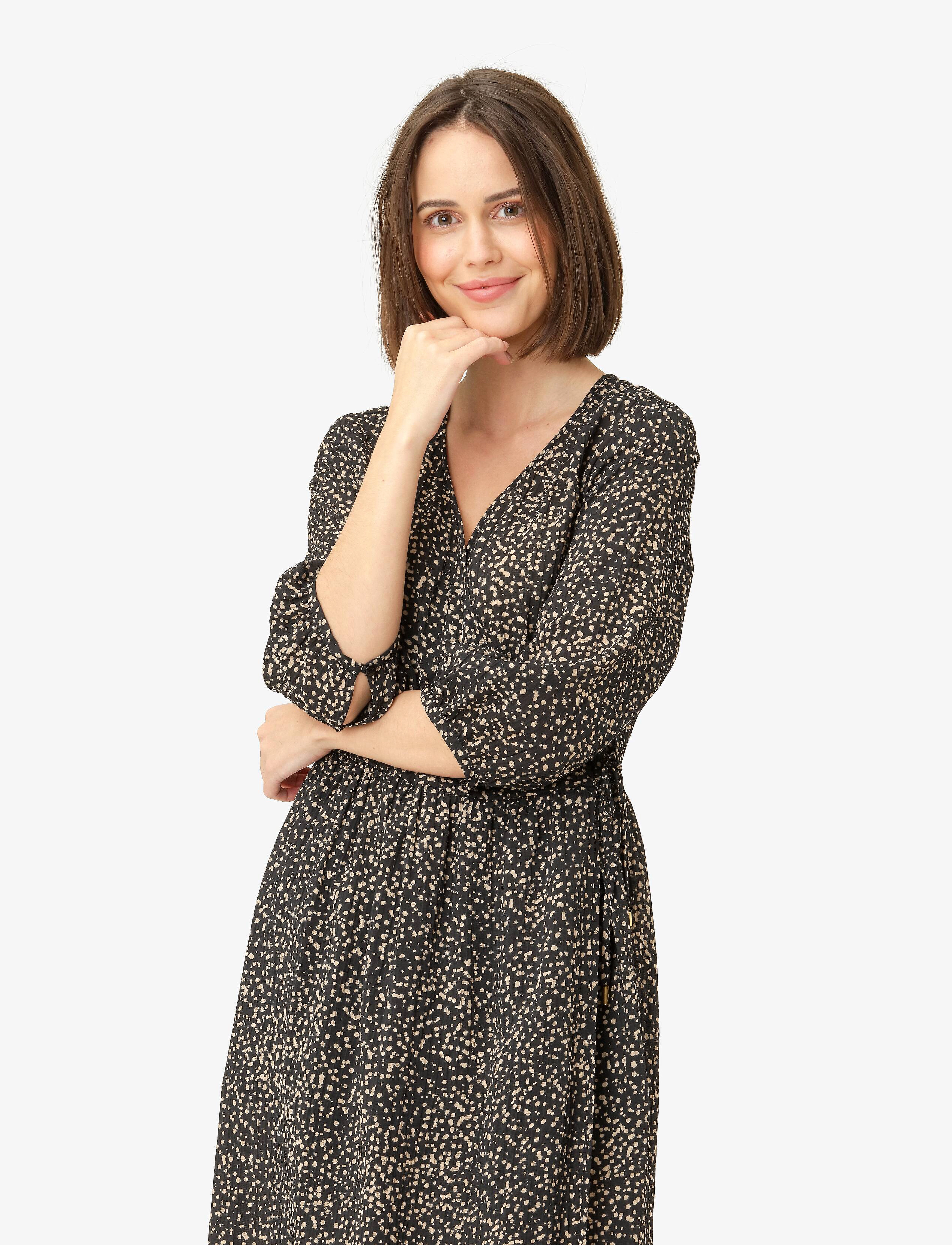Noa Noa - CamilleNN Dress - print beige/black - 4
