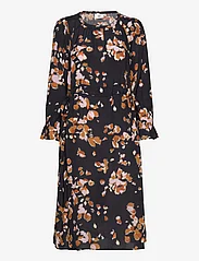 Noa Noa - AliaNN Dress - midi kjoler - print navy/brown - 0
