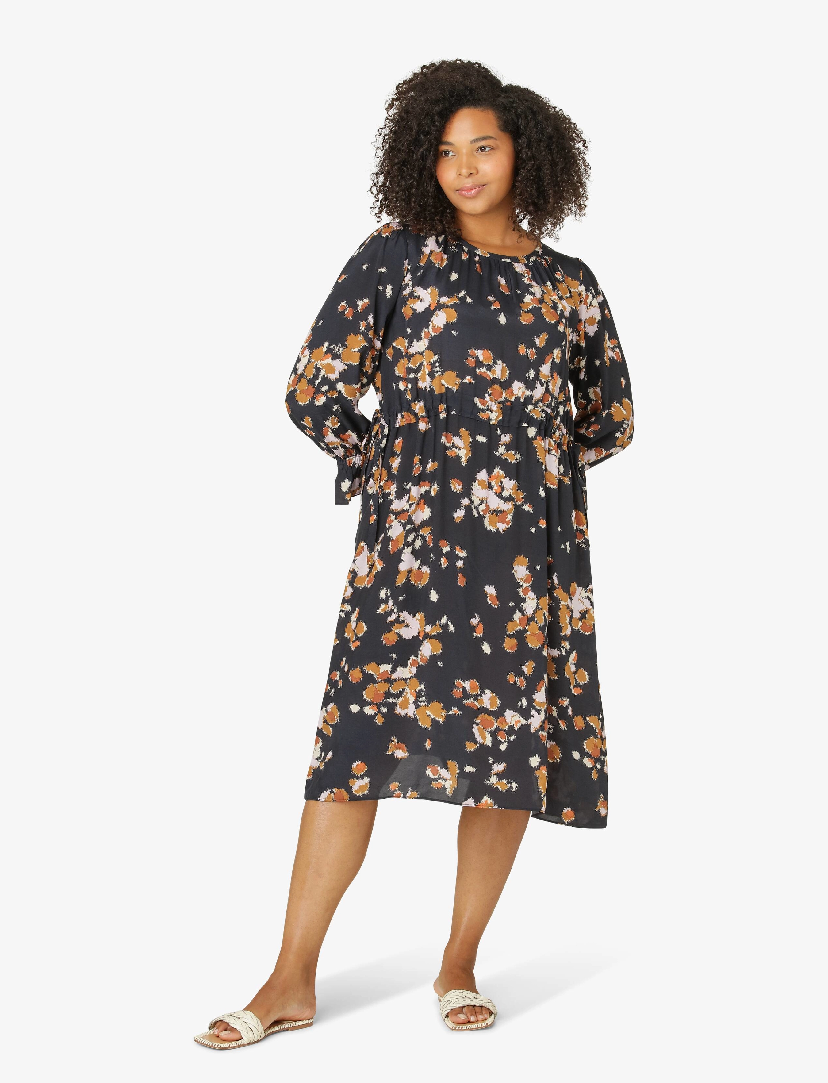 Noa Noa - AliaNN Dress - print navy/brown - 4