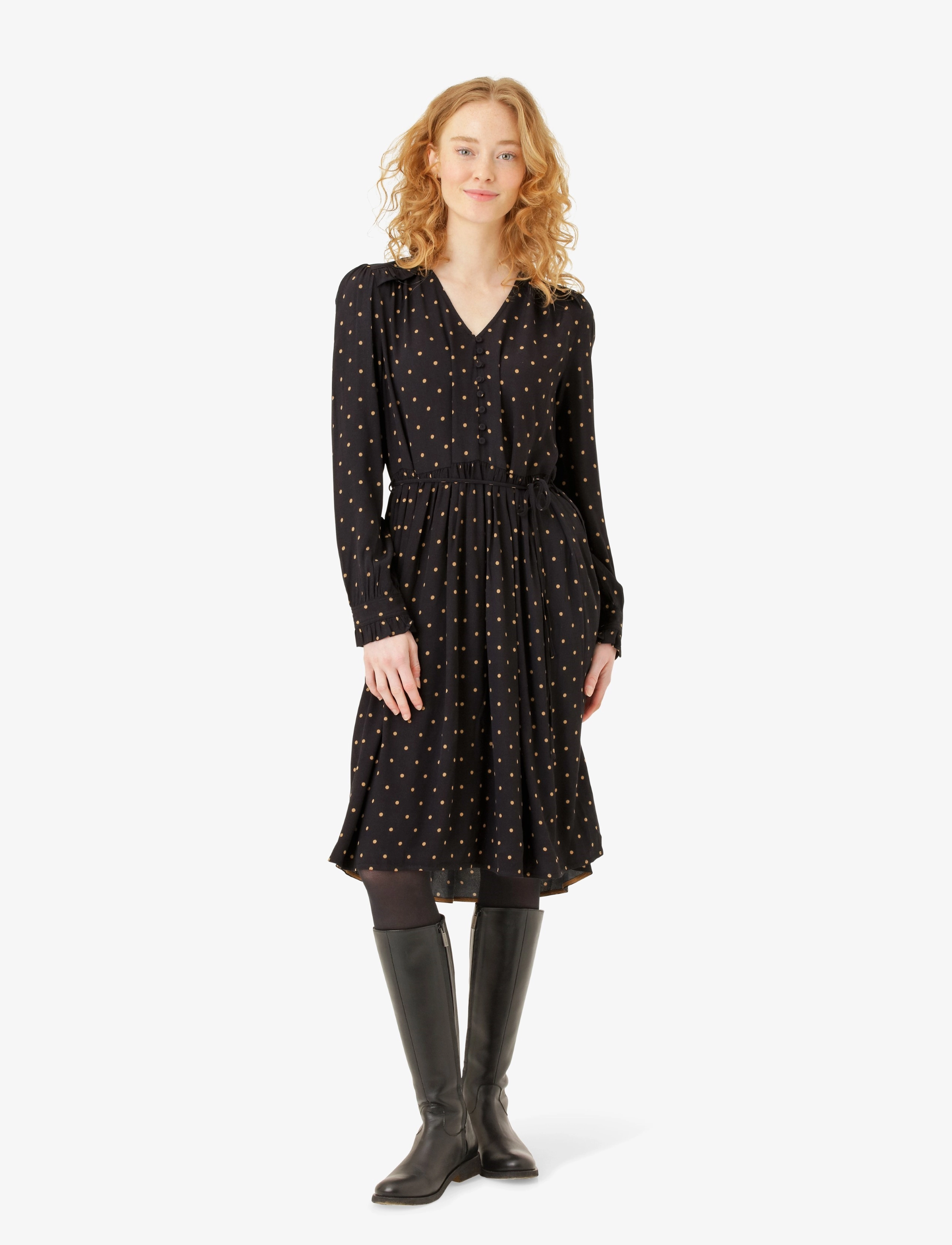Noa Noa - Bella Dress - print navy/brown - 2