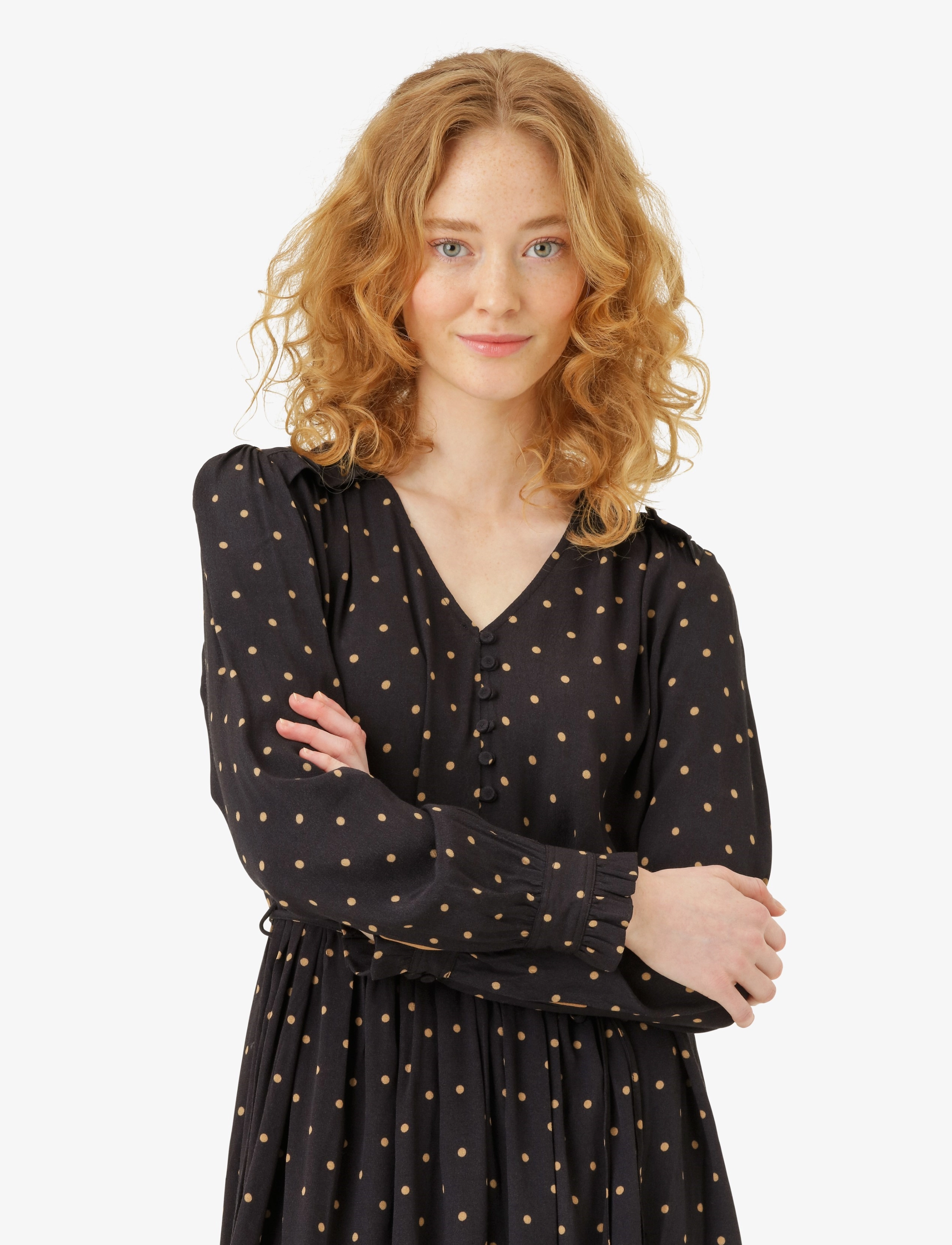 Noa Noa - Bella Dress - print navy/brown - 4