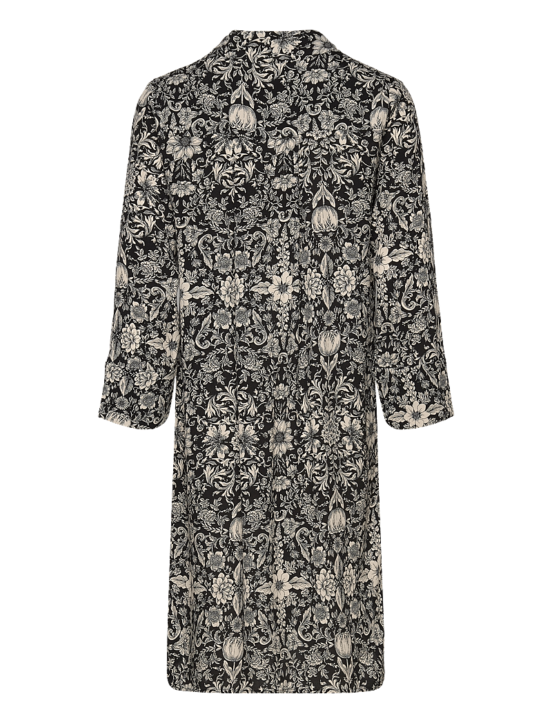 Noa Noa - LouiseNN Dress Short - korte kjoler - print black/offwhite - 1