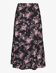 Noa Noa - LivaNN Skirt - midi skirts - print black/purple - 1