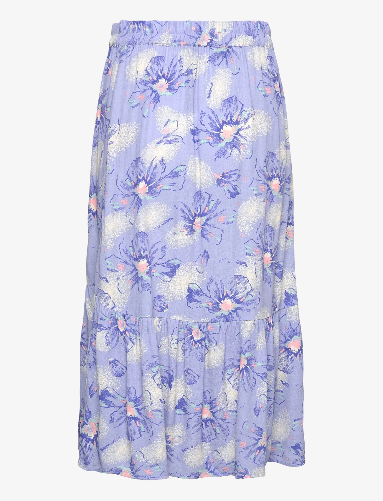 Noa Noa - LivaNN Skirt - midi kjolar - print blue/rose - 1