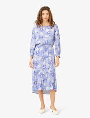 Noa Noa - LivaNN Skirt - midi kjolar - print blue/rose - 2