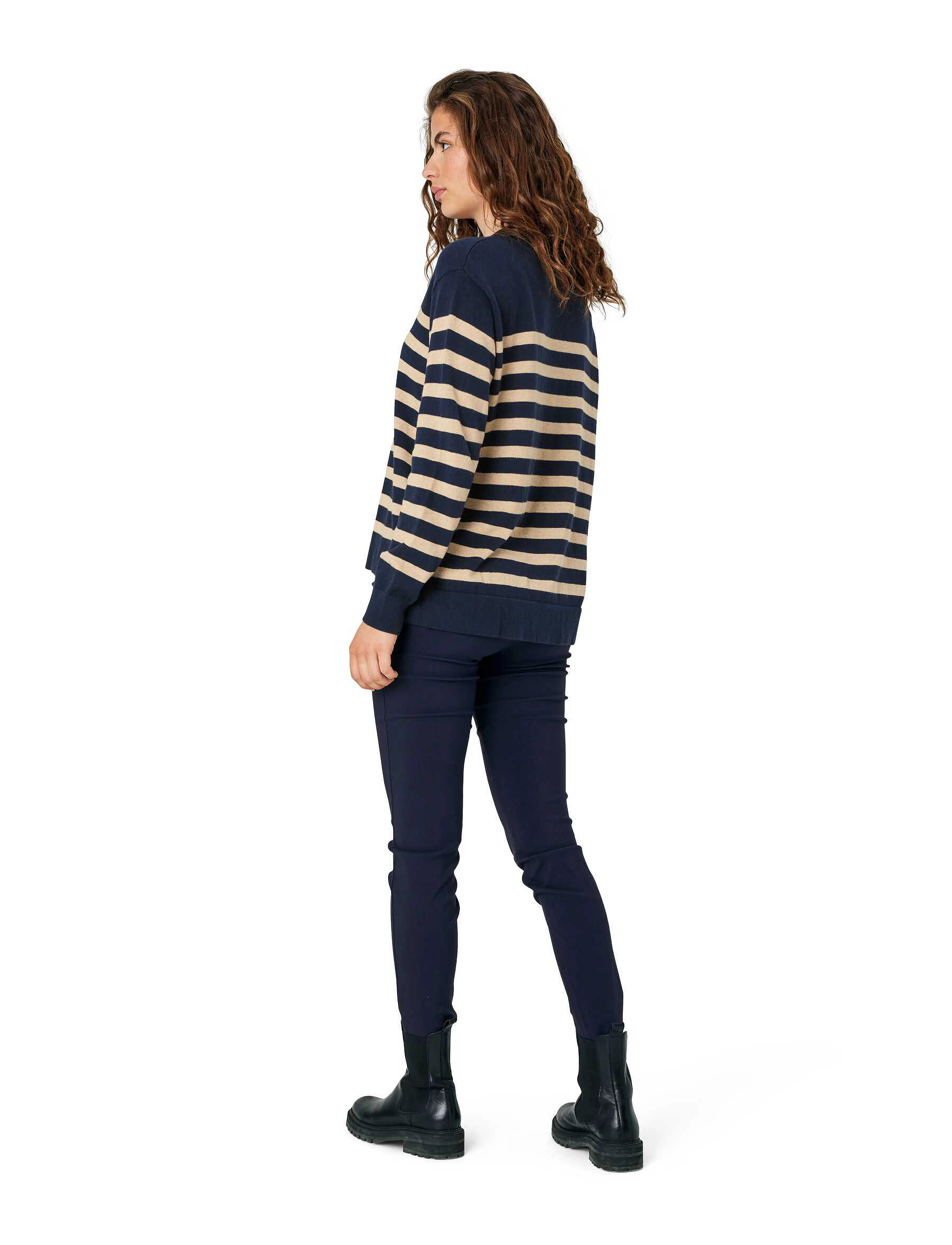 Noa Noa - EstelleNN Pullover - art blue/beige - 4