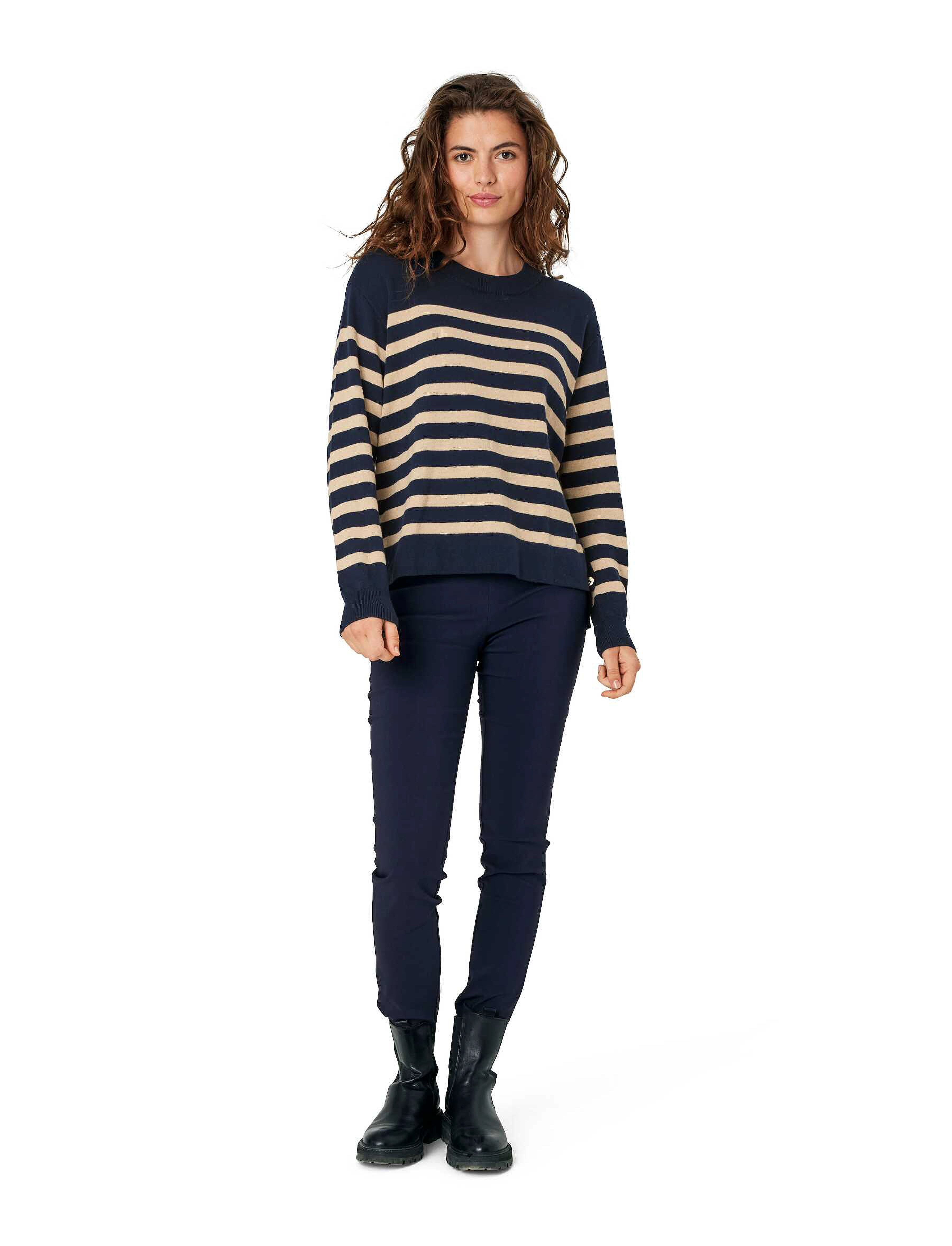 Noa Noa - EstelleNN Pullover - art blue/beige - 5