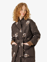 Noa Noa - Marit Coat - quilted jackets - print brown - 3