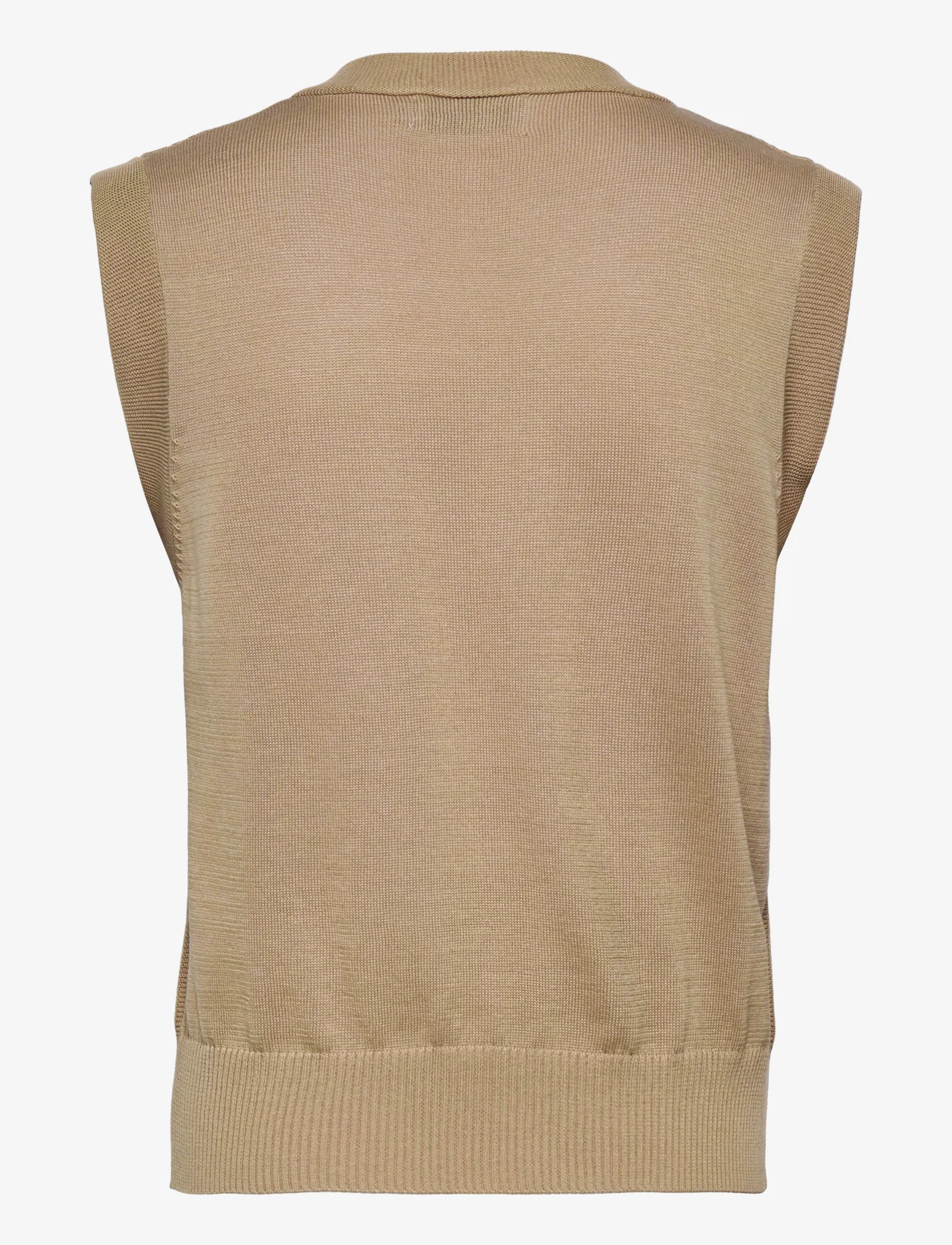 Noa Noa - Waistcoat - knitted vests - beige - 1