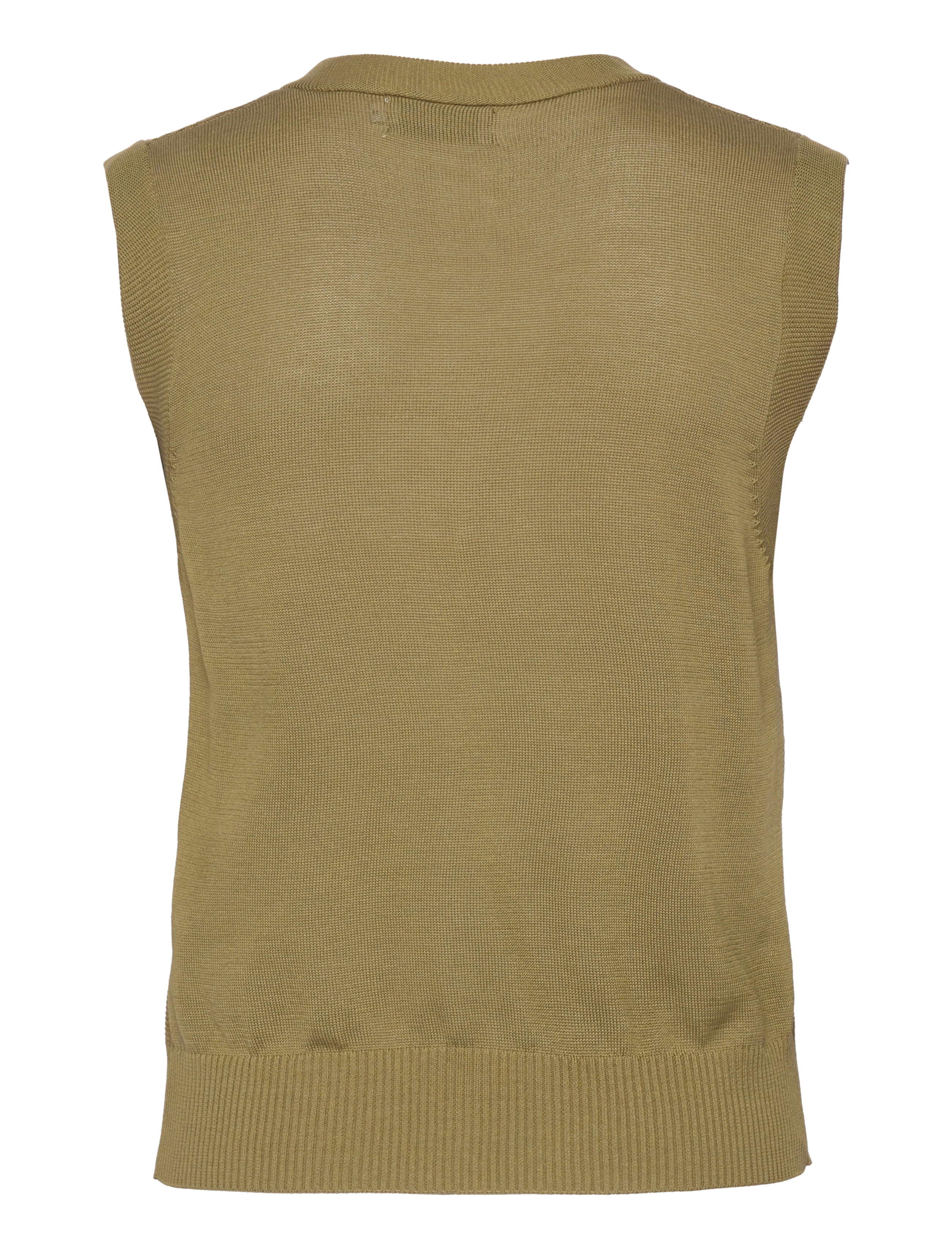 Noa Noa - Waistcoat - gestrickte westen - olive green - 1