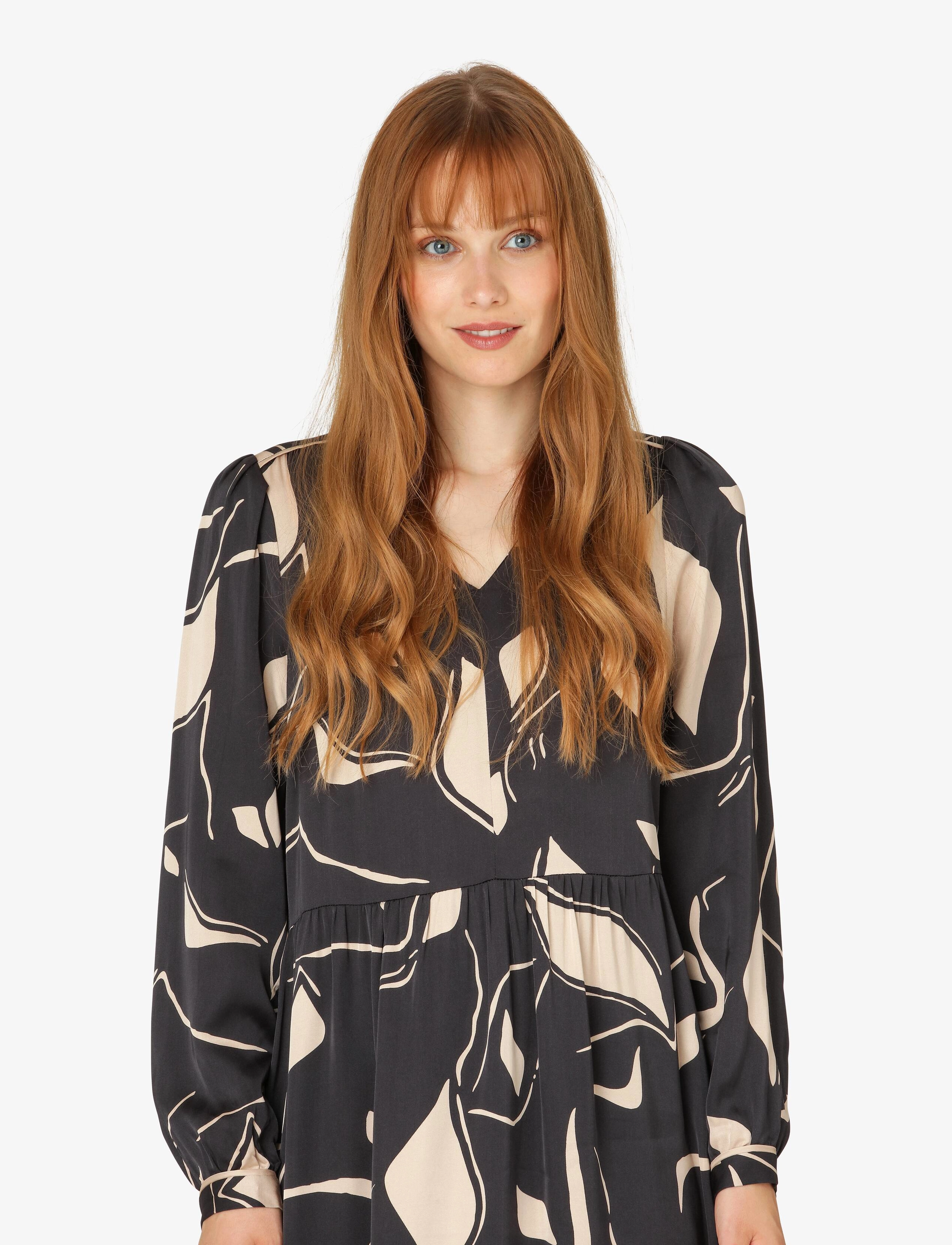 Noa Noa - SiannaNN - midikleider - print beige/black - 4