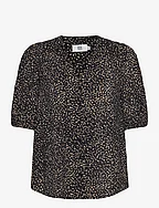 CamilleNN Shirt - PRINT BEIGE/BLACK