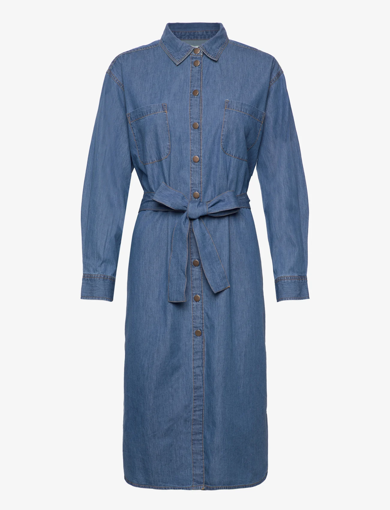 Noa Noa - LouNN Dress - jeansklänningar - denim blue - 0