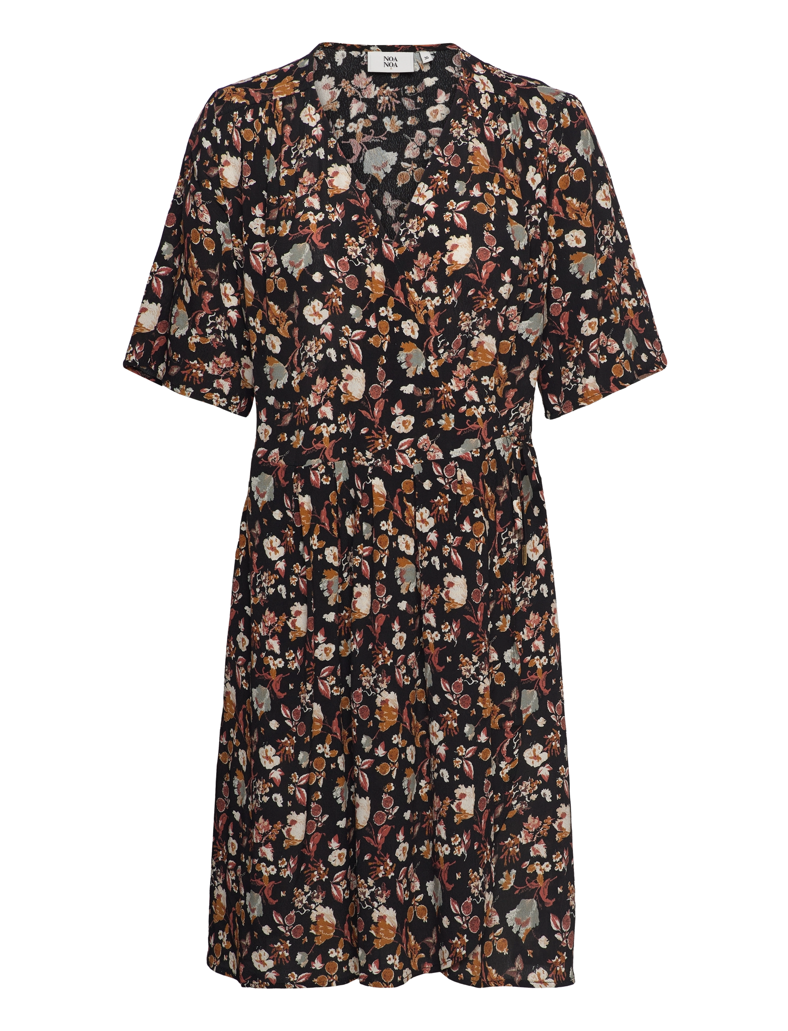 Noa Noa - LaureenNN Dress - wickelkleider - print black/white/brown - 1