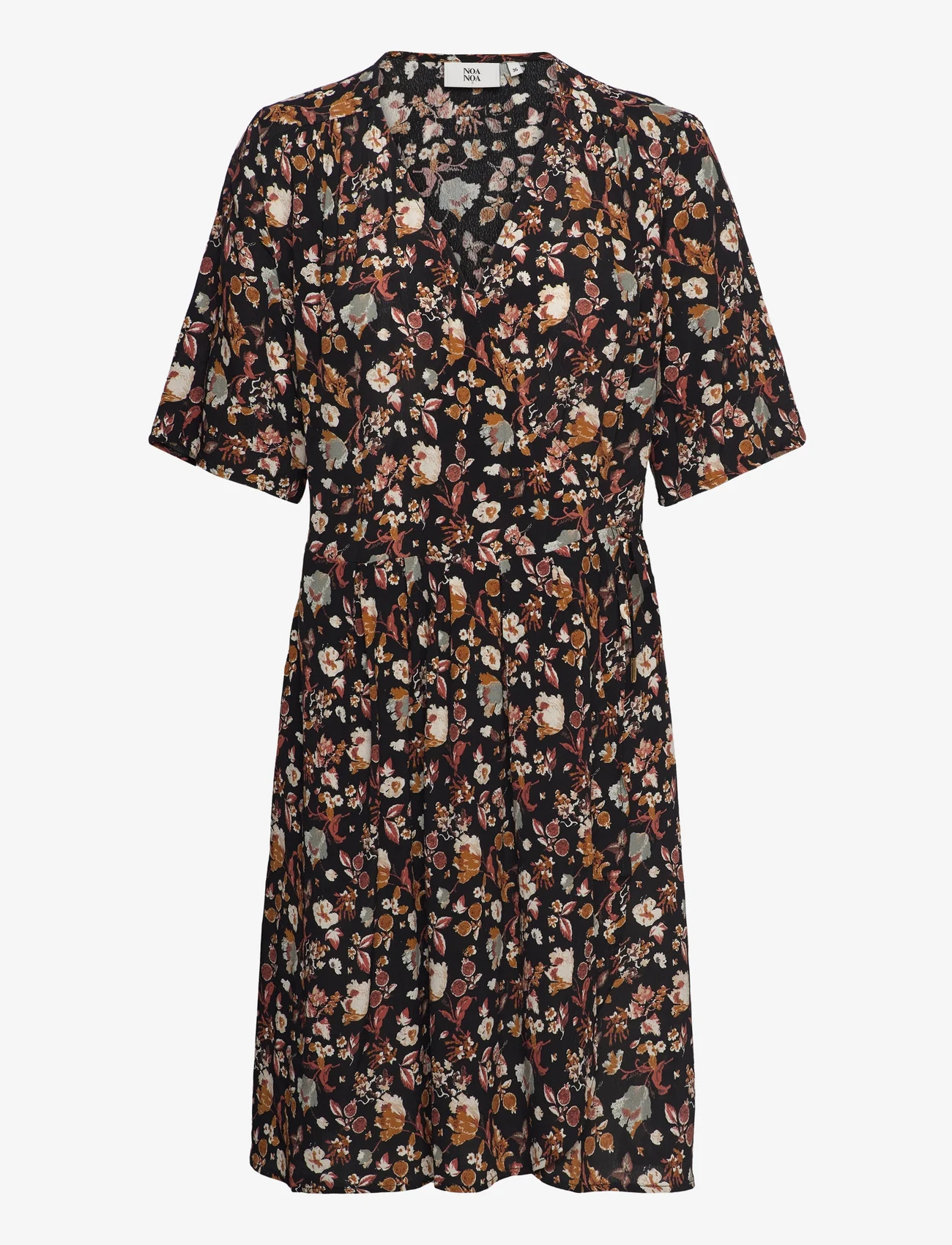 Noa Noa - LaureenNN Dress - skjortekjoler - print black/white/brown - 0