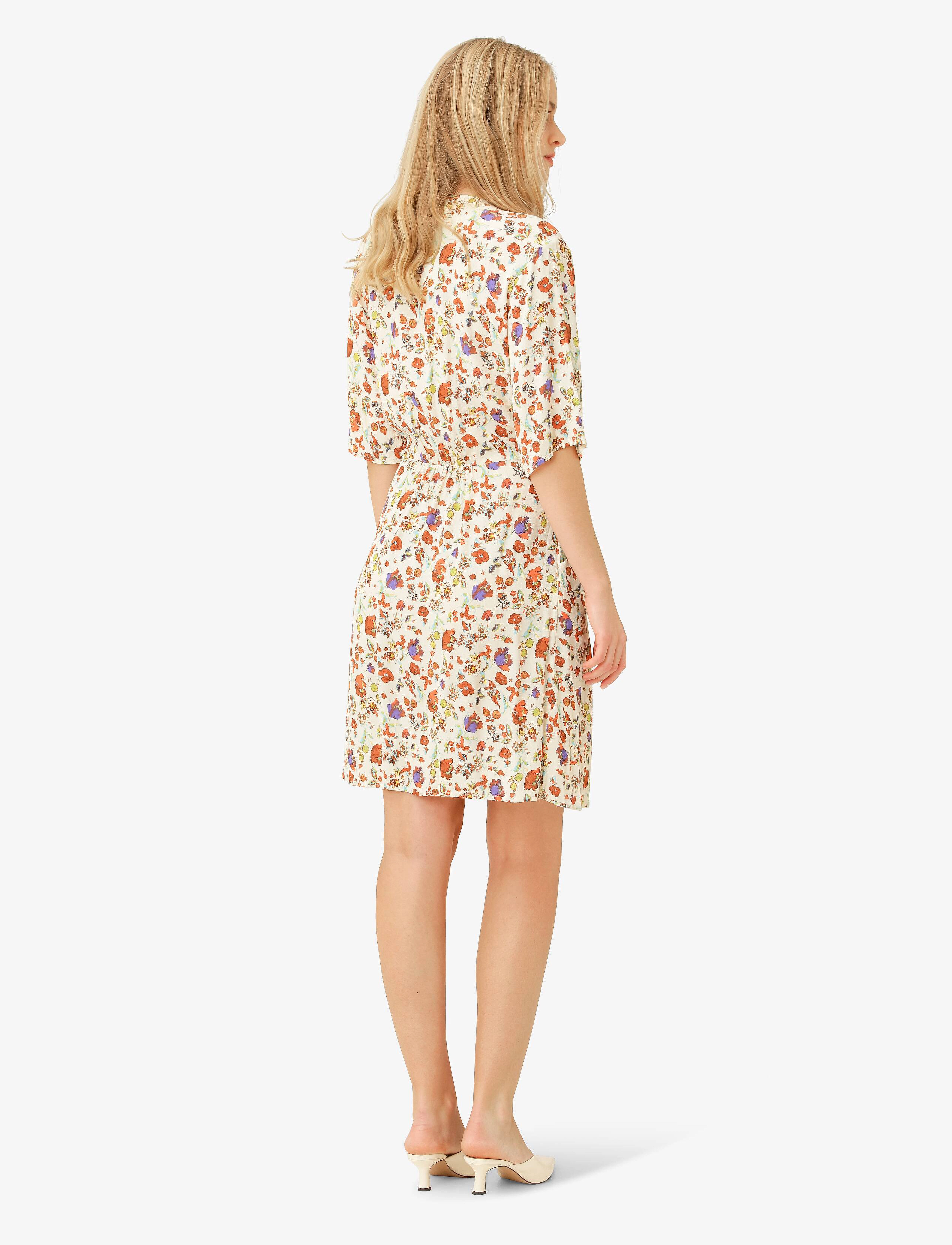 Noa Noa - LaureenNN Dress - slå-om-kjoler - print white/multi - 3