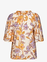 Noa Noa - DagmarNN Blouse - long sleeved blouses - print rose/purple/orange - 1