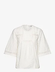 Noa Noa - LizNN Blouse - short-sleeved blouses - white - 0