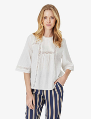 Noa Noa - LizNN Blouse - short-sleeved blouses - white - 3