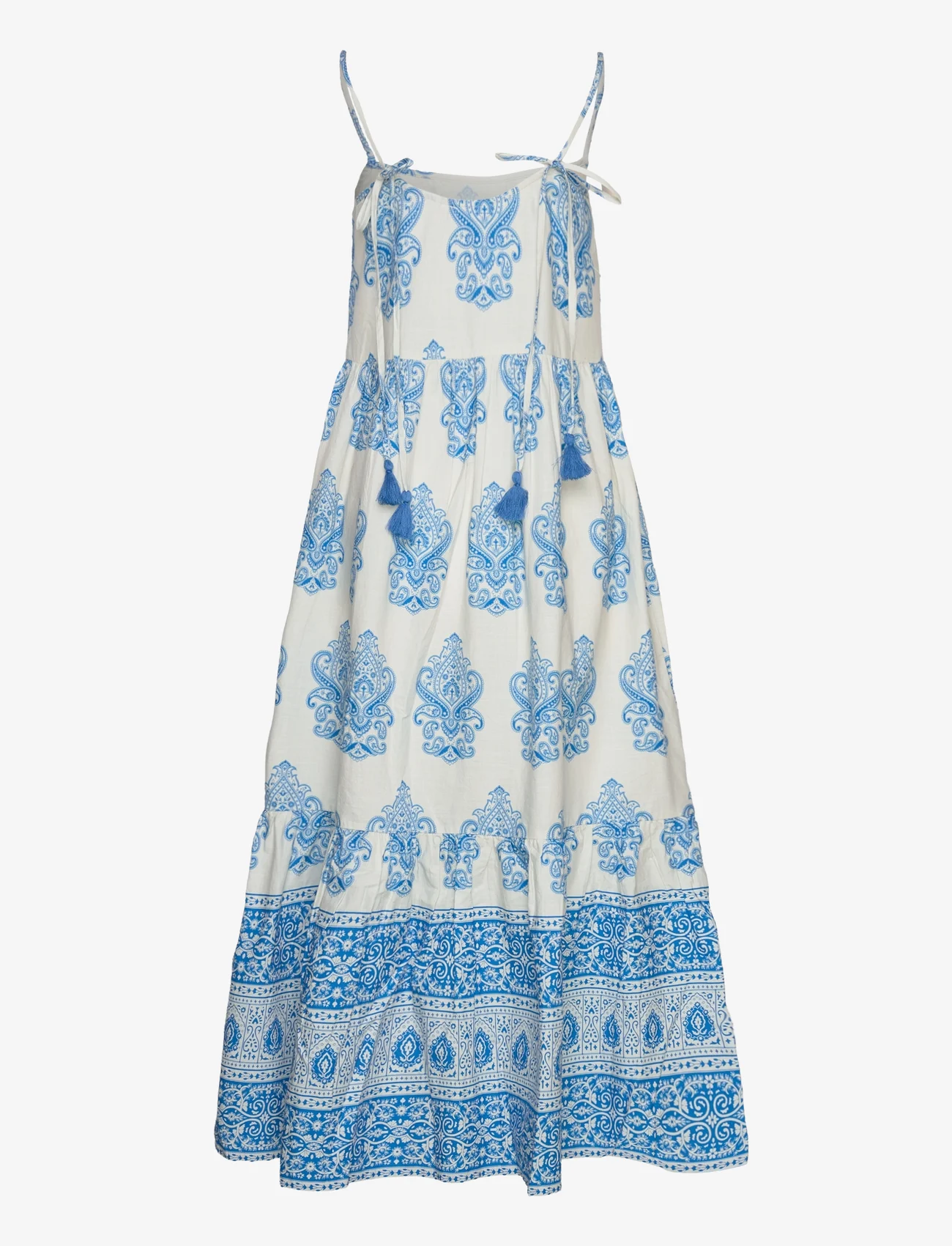Noa Noa - TheaNN Dress - festtøj til outletpriser - print white/blue - 1