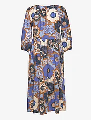 Noa Noa - CarolinaNN Dress - midi dresses - print blue/brown - 2
