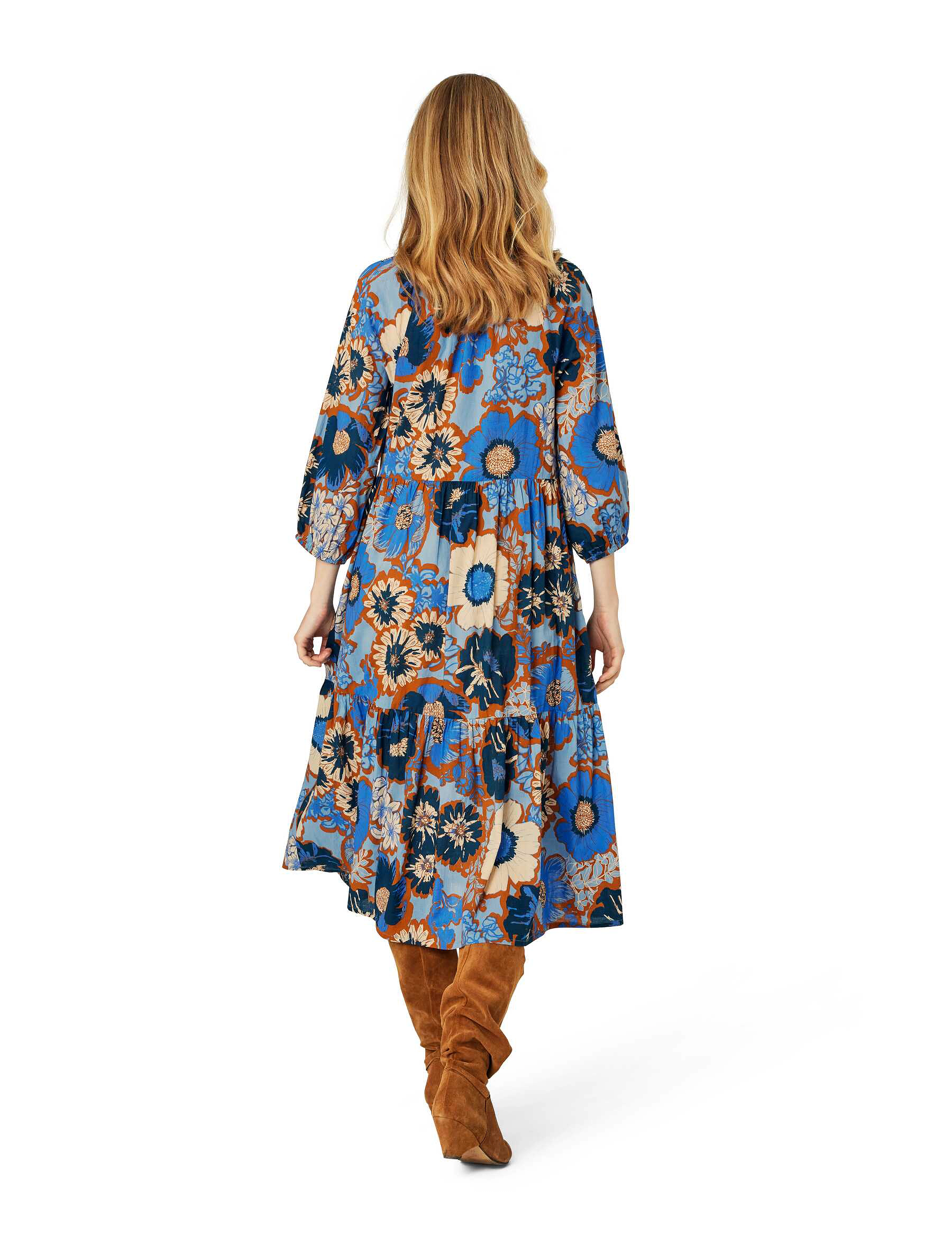 Noa Noa - CarolinaNN Dress - print blue/brown - 3