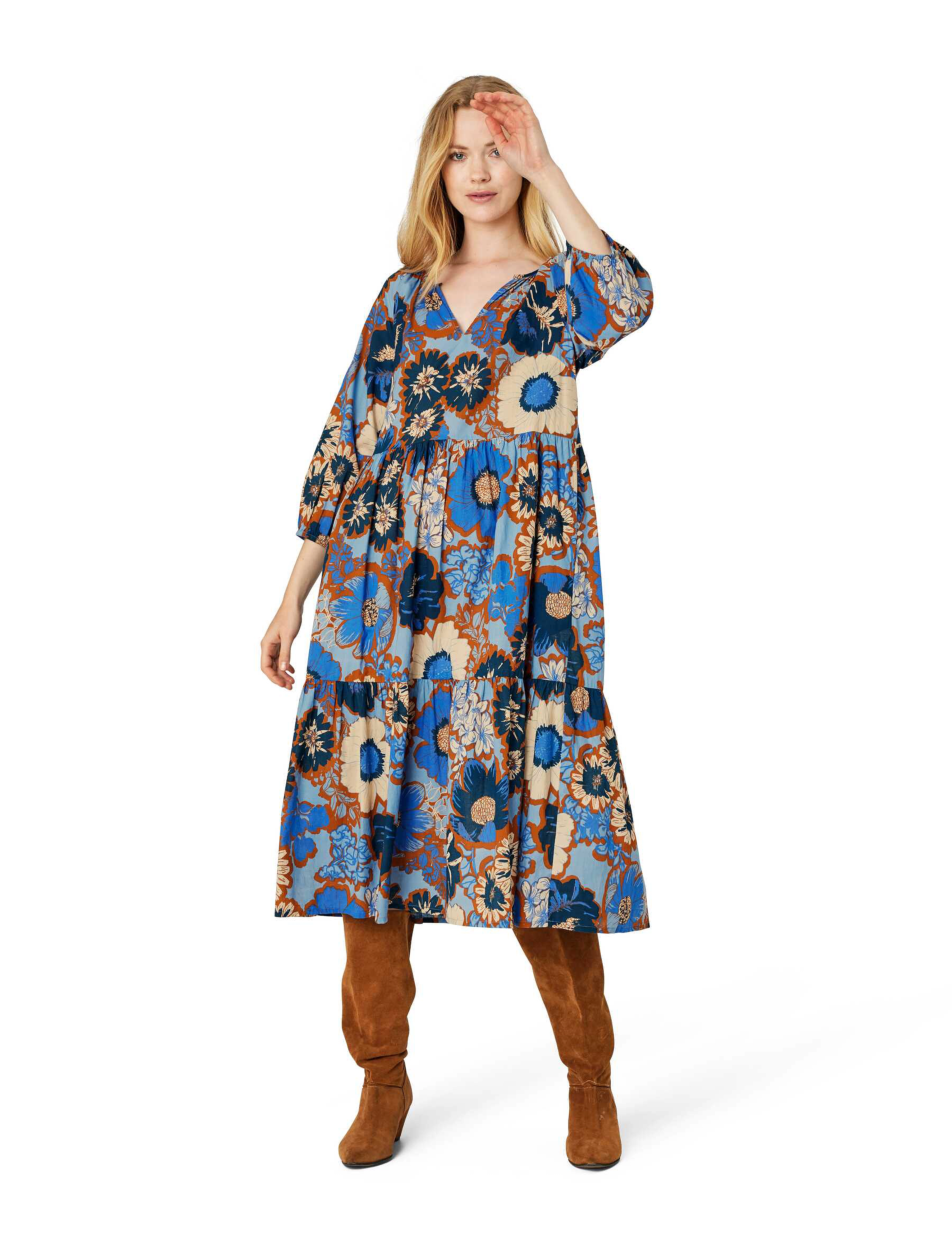 Noa Noa - CarolinaNN Dress - print blue/brown - 5
