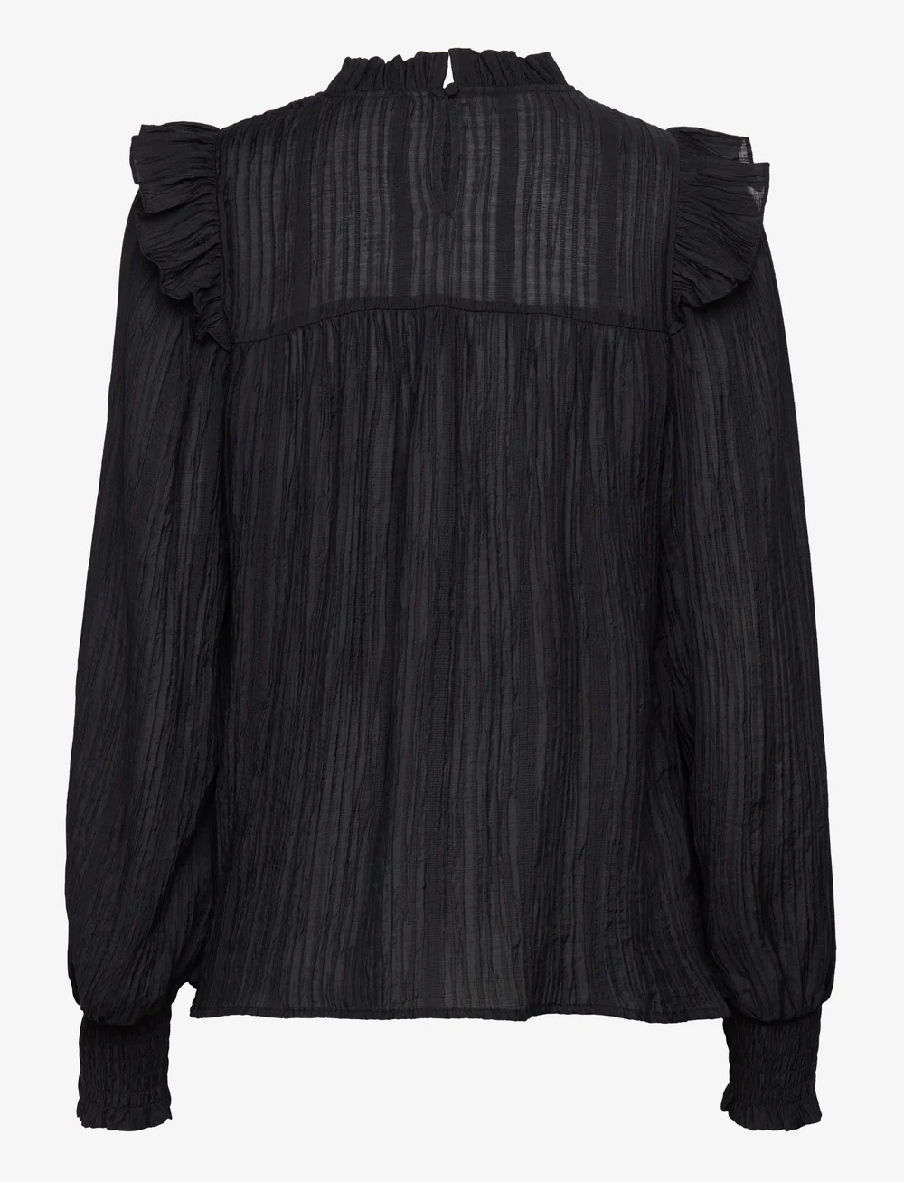 Noa Noa - AnaisNN Blouse Solid - langærmede bluser - black - 1