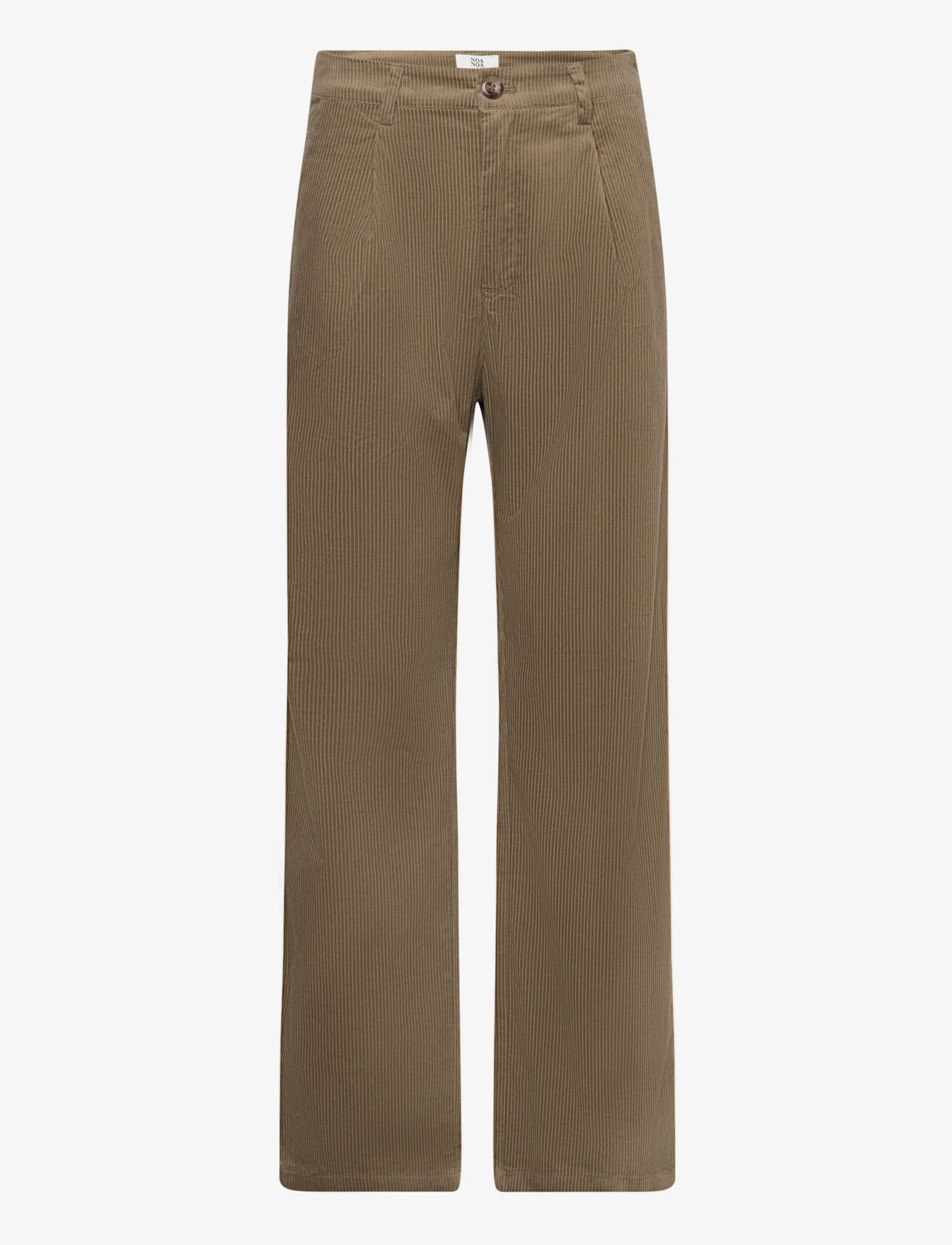 Noa Noa - TrineNN Trousers - broeken med straight ben - capers green - 0