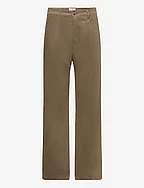TrineNN Trousers - CAPERS GREEN