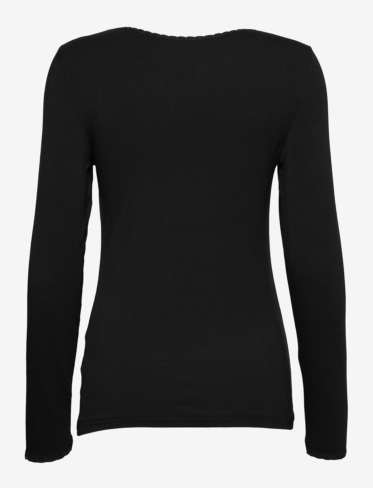 Noa Noa - AlmaNN T-Shirt Long Sleeve - zemākās cenas - black - 1