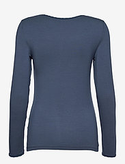 Noa Noa - AlmaNN T-Shirt Long Sleeve - langermede topper - dress blues - 1
