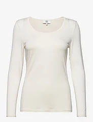 Noa Noa - AlmaNN T-Shirt Long Sleeve - långärmade toppar - white - 0