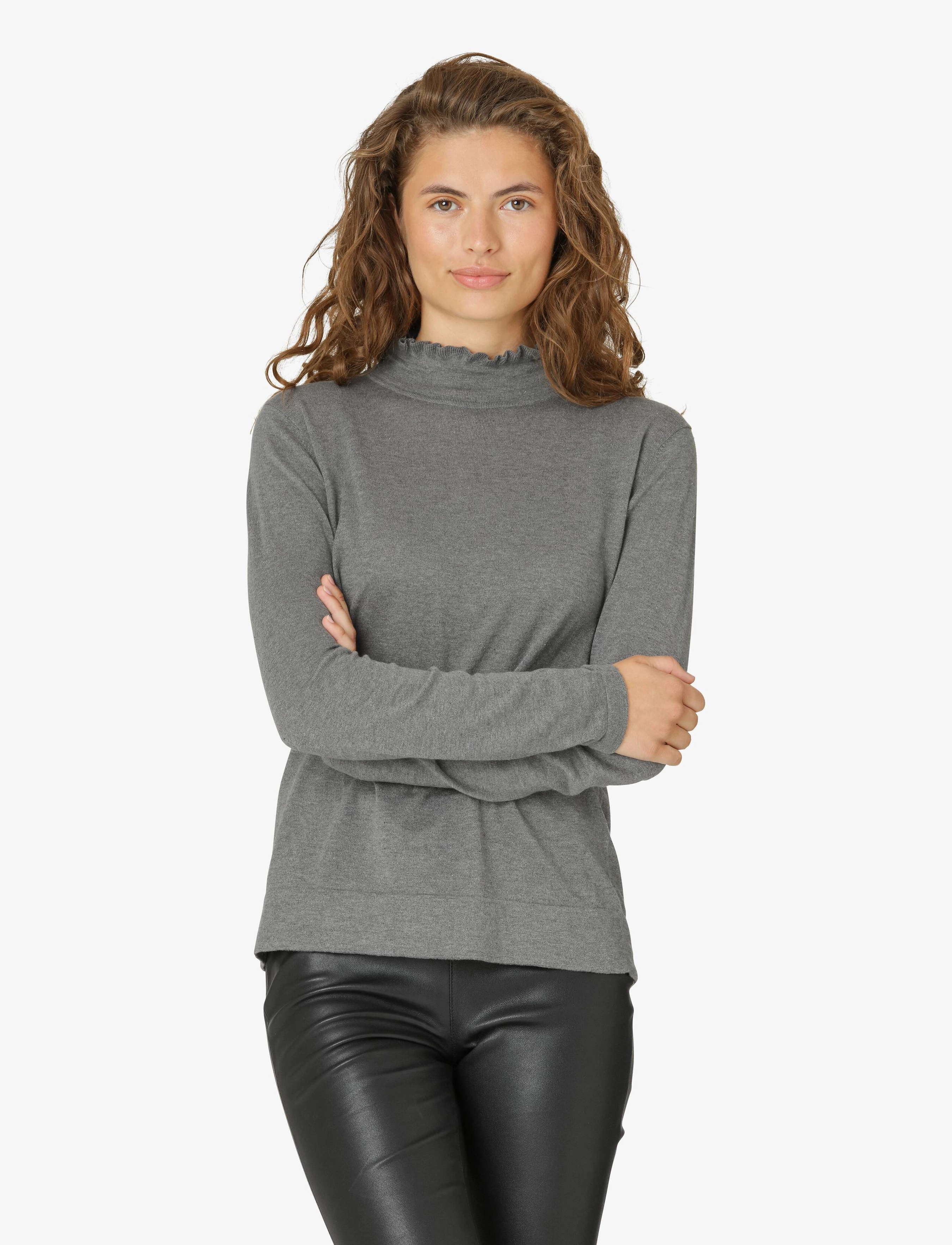 Noa Noa - Louisa Pullover - dark grey melange - 2